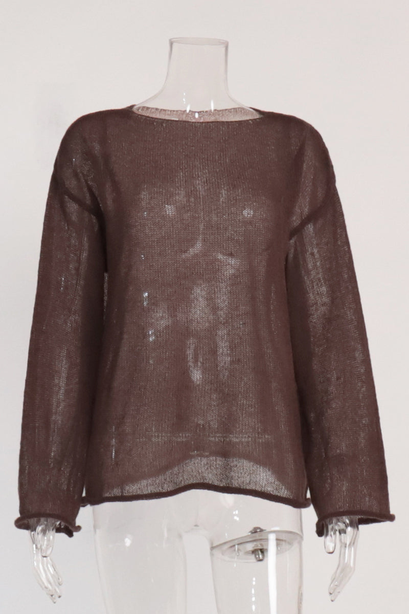 Classic Long Sleeve Knit T-Shirt