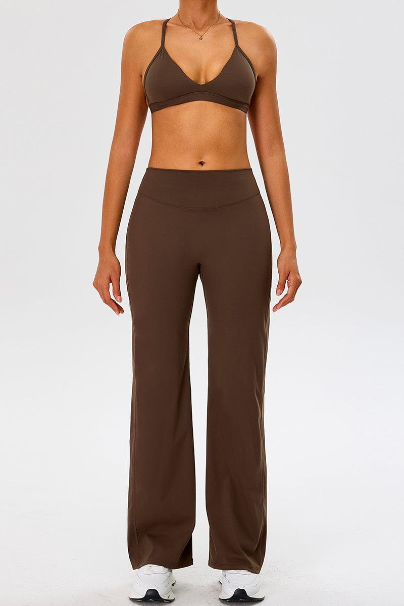 Sleek Sleeveless Activewear Set