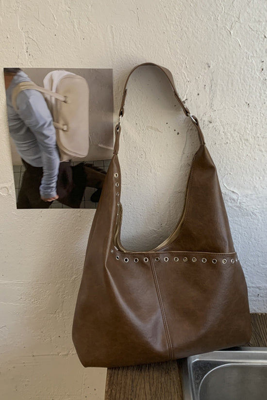 Chic Studded Shoulder Bag