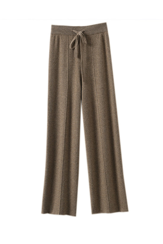 Relaxed Fit Wide-Leg Casual Pants