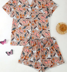 Western Themed Loungewear Set