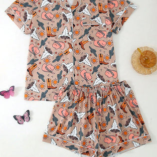 Western Themed Loungewear Set
