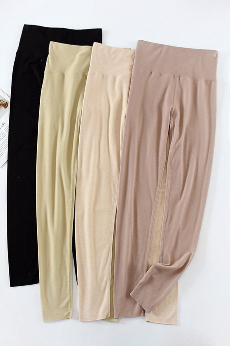 High-Waist Sleek Casual Pants