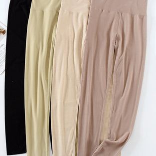 High-Waist Sleek Casual Pants