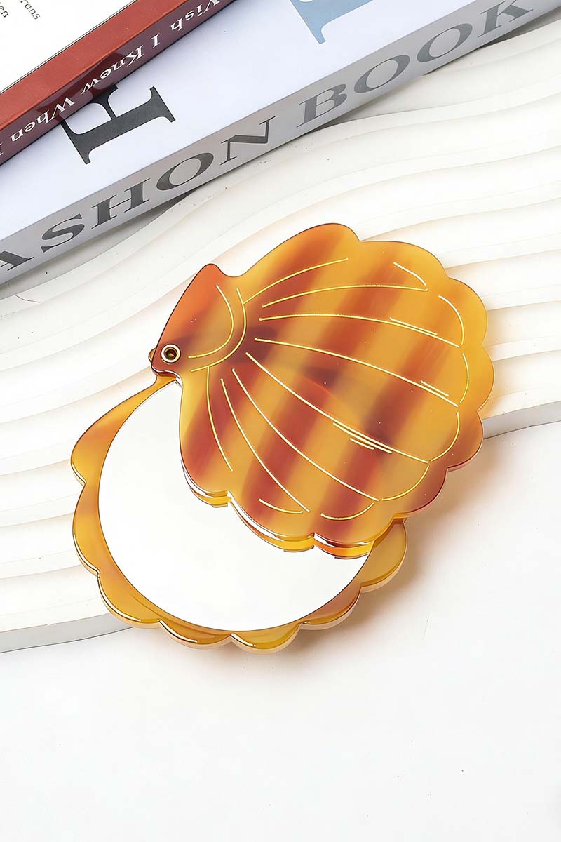 Seashell Compact Mirror