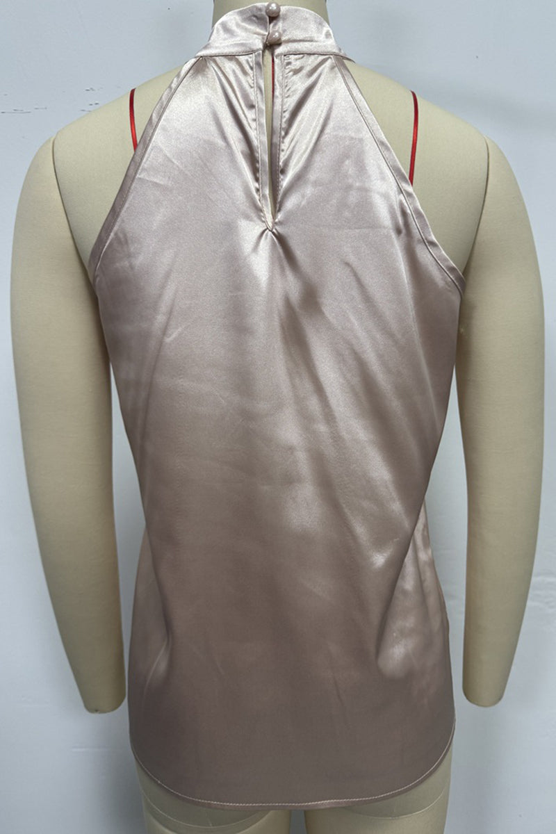 Elegant Halter Neck Tank Top