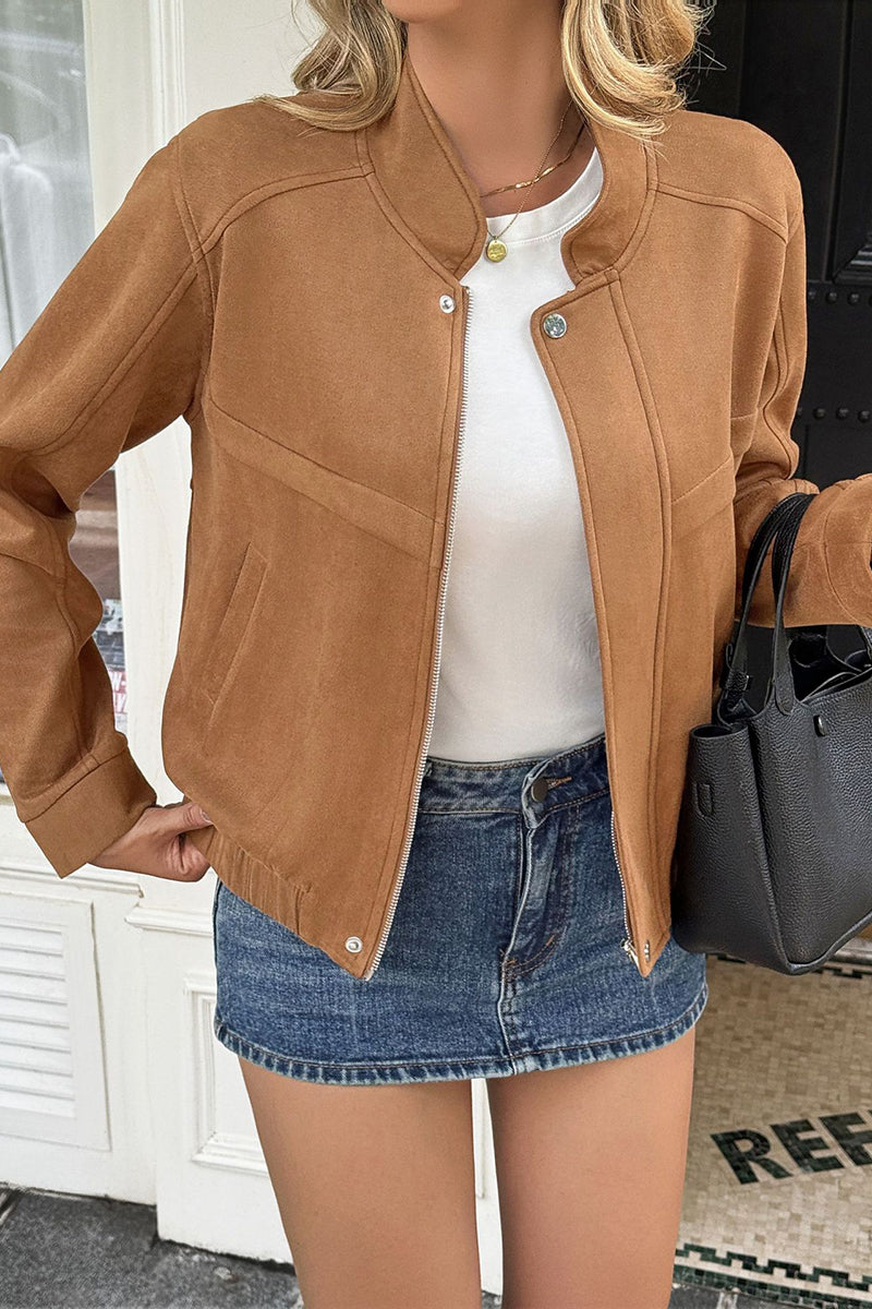 Chic Button-Up Casual Jacket