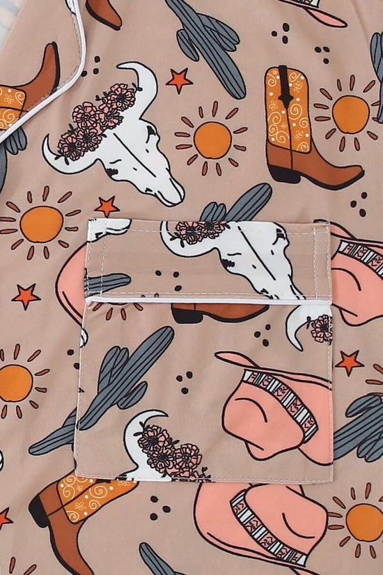 Western Themed Loungewear Set