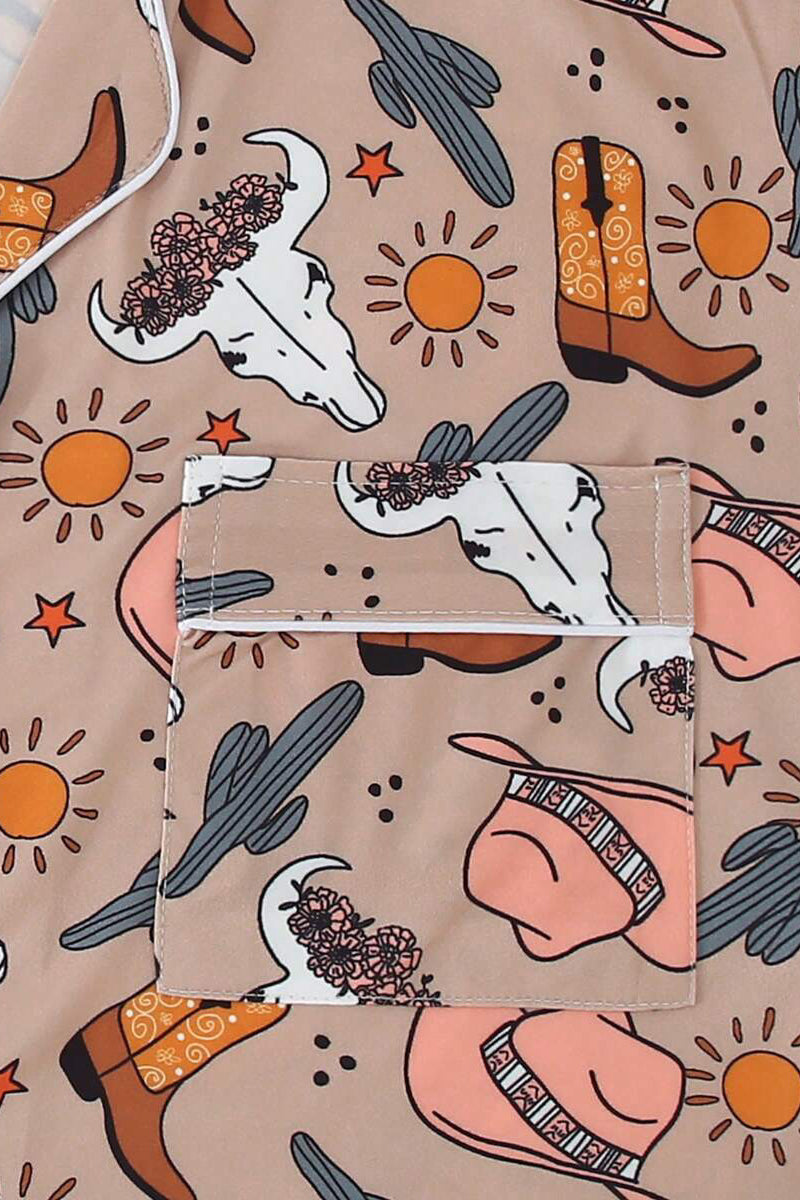 Western Themed Loungewear Set