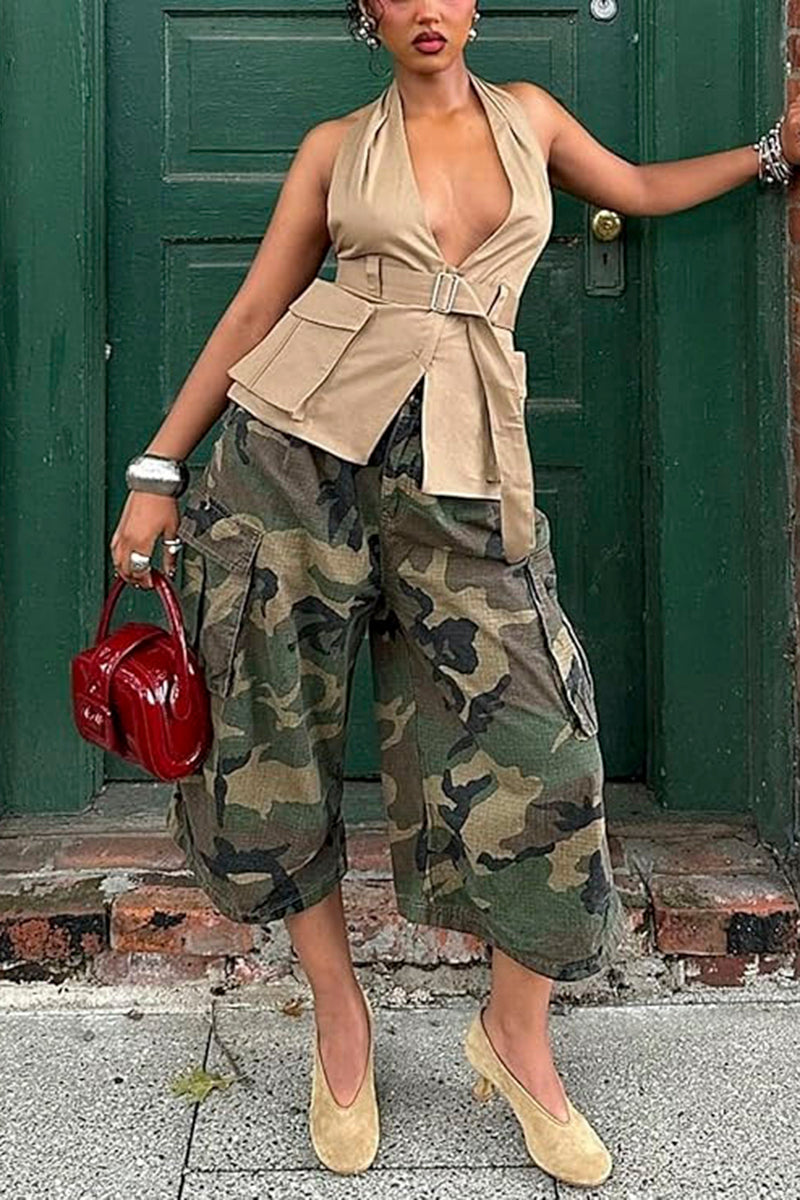 Casual Cargo Loose-Fit Pants