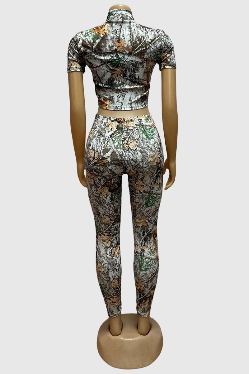 Glamorous Camo Two-Piece Set