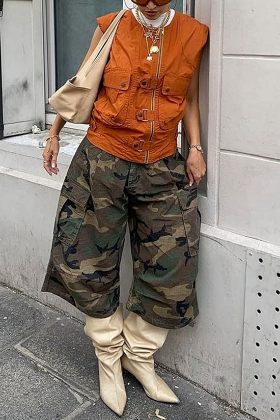 Casual Cargo Loose-Fit Pants