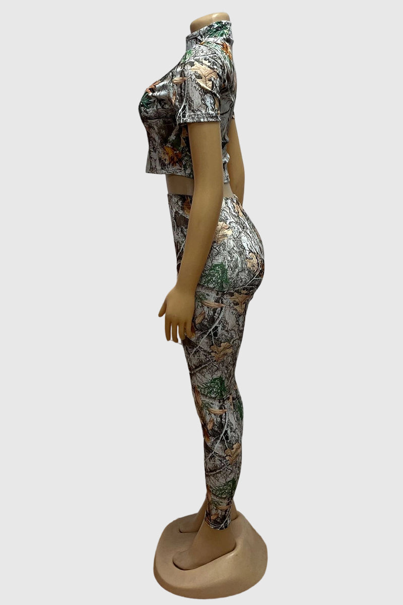 Glamorous Camo Two-Piece Set