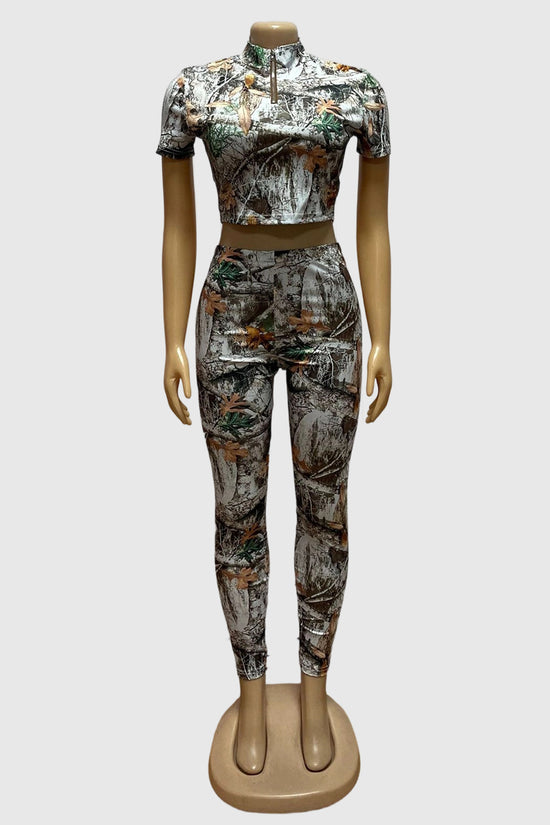 Glamorous Camo Two-Piece Set