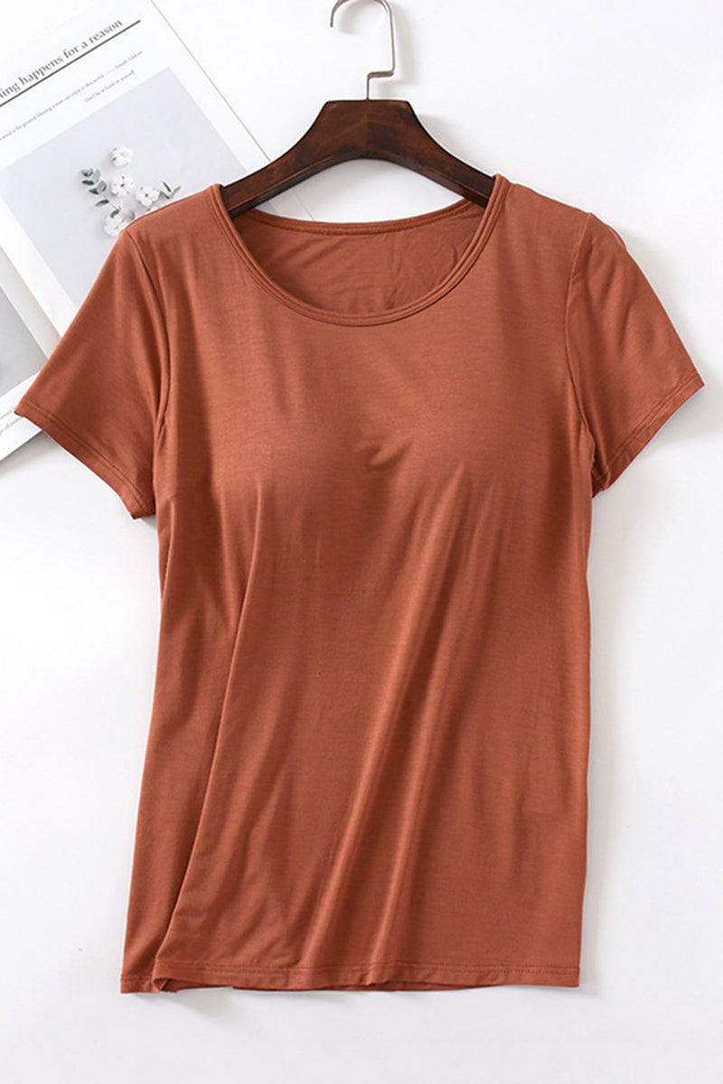 Classic Crew Neck Short Sleeve T-Shirt