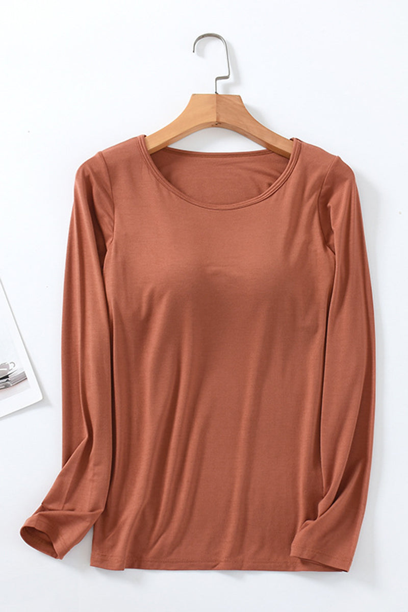 Essential Long Sleeve Crew Neck Tee