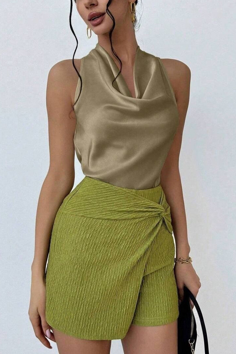Sleek Halter Tank Top