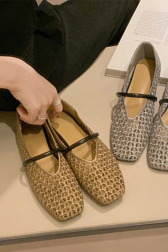 Elegant Mesh Ballet Flats