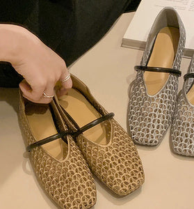 Elegant Mesh Ballet Flats