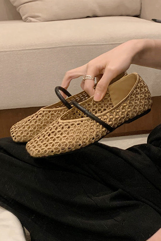 Elegant Mesh Ballet Flats