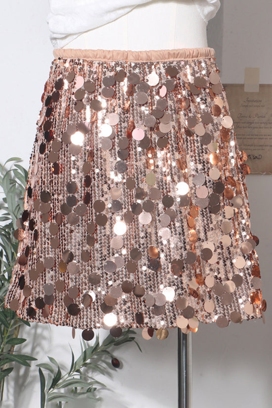 Sequin Mini Skirt