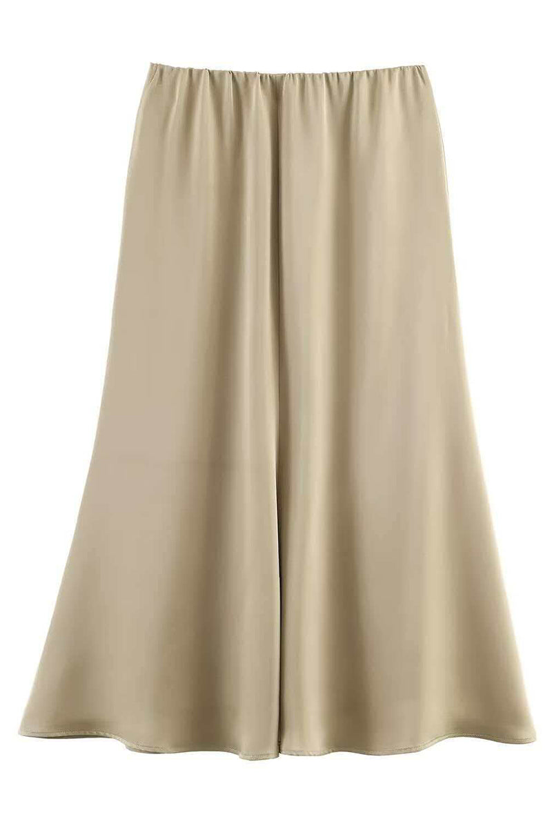 Elegant Flowing Midi Skirt