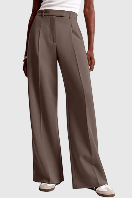 Wide-Leg Relaxed Fit Casual Pants