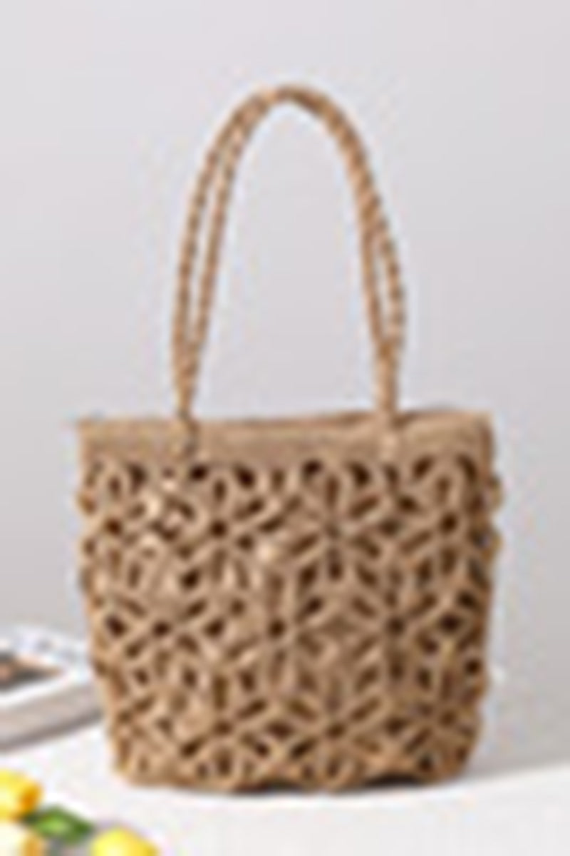 Chic Openwork Tote Bag