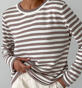 Striped Long Sleeve Sweater