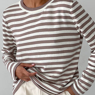 Striped Long Sleeve Sweater