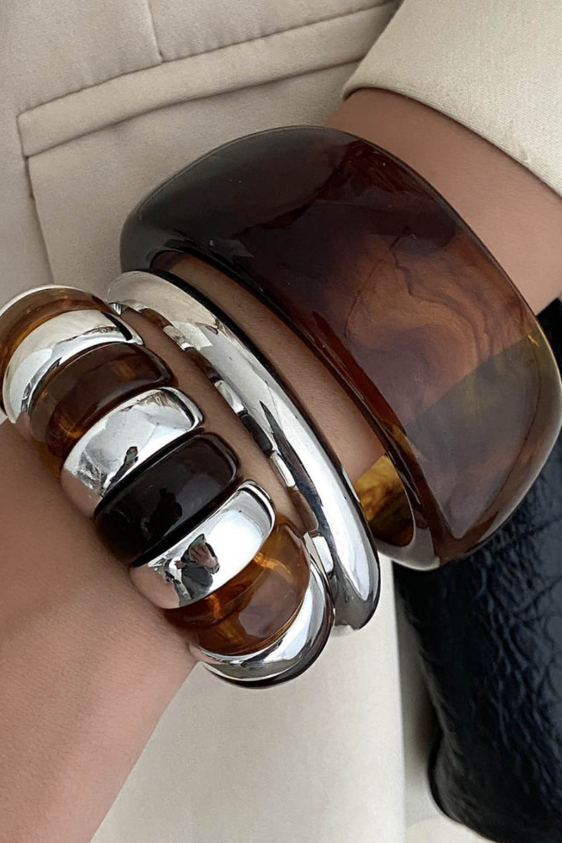 Sleek Polished Bangle Bracelet