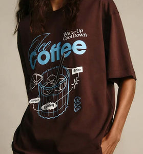 Graphic Ice Coffee Relaxed T-Shirt