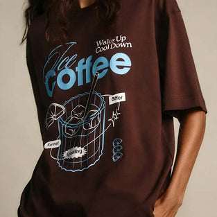 Graphic Ice Coffee Relaxed T-Shirt