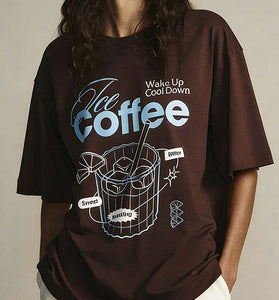 Graphic Ice Coffee Tee