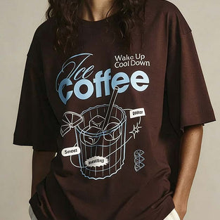 Graphic Ice Coffee Tee