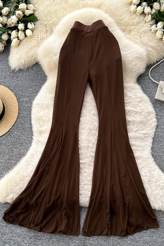 Flowing Flare Casual Pants