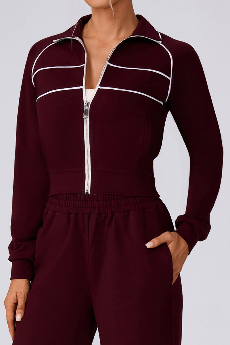 Sleek Performance Zip Jacket