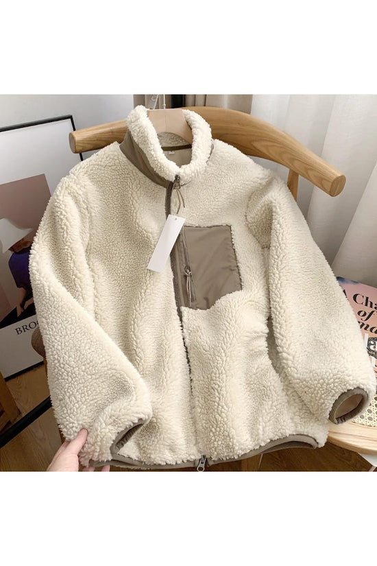 Cozy Fleece Zip-Up Coat
