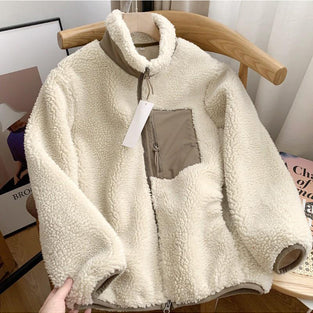 Cozy Fleece Zip-Up Coat