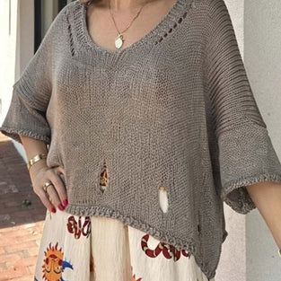Relaxed Knit Oversized Sweater