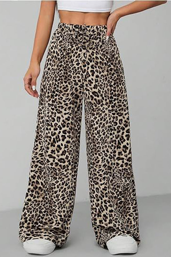 Leopard Casual Pants