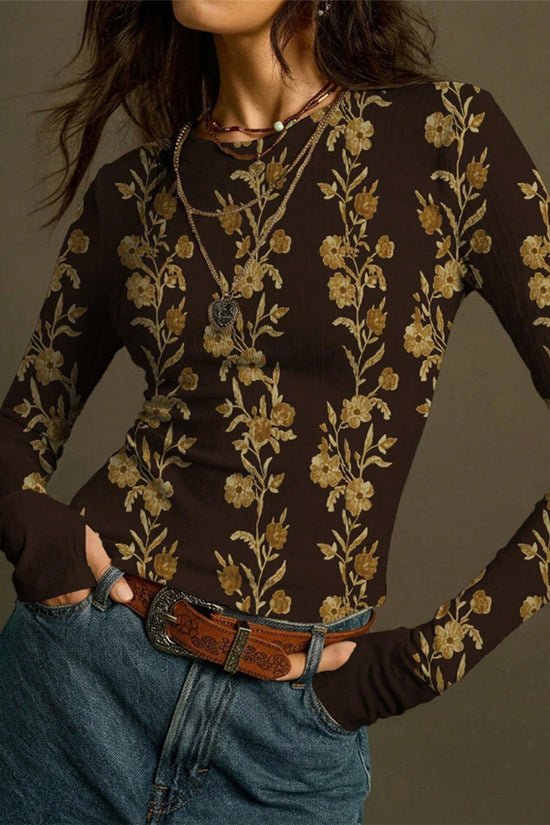 Floral Long Sleeve T-Shirt