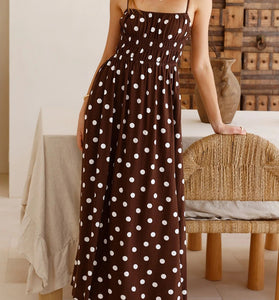 Polka Dot Maxi Dress