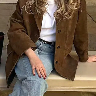 Classic Tailored Blazer Jacket