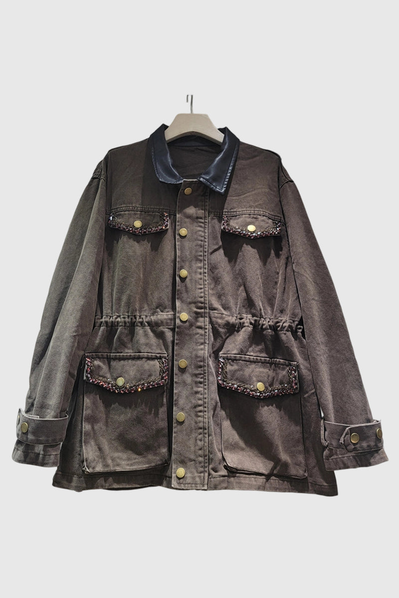 Classic Button-Up Utility Jacket