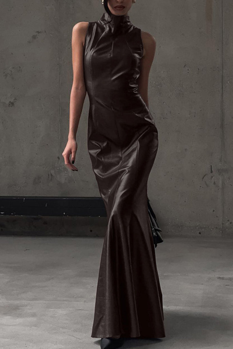 Elegant Sleeveless Maxi Dress