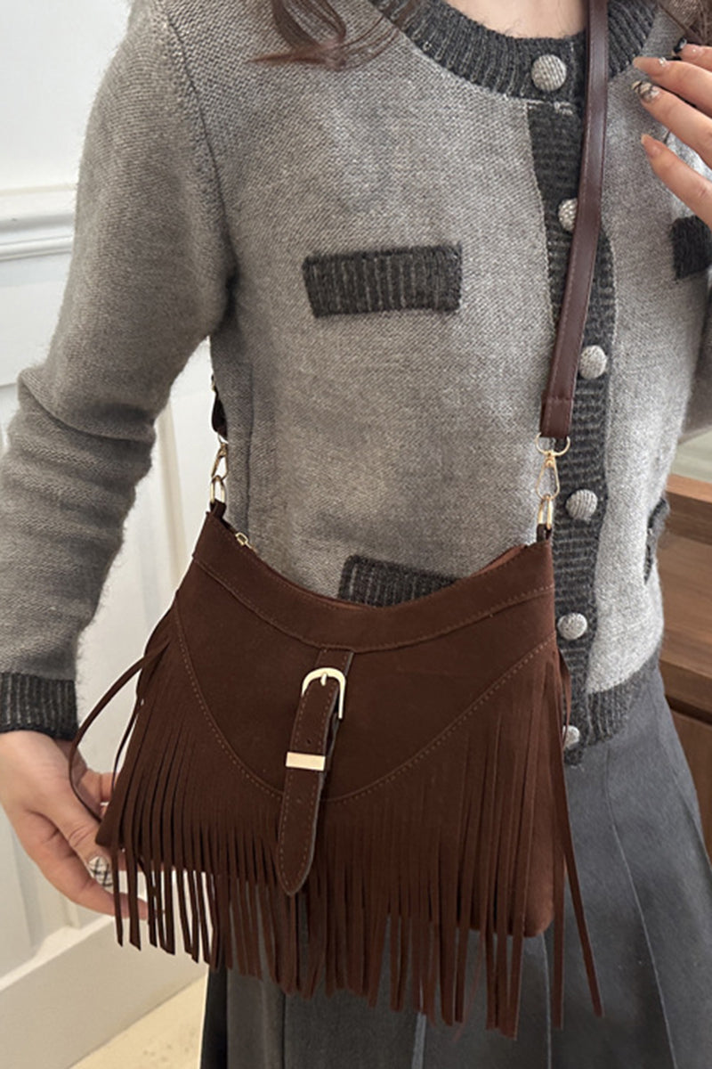 Chain Accent Shoulder Bag