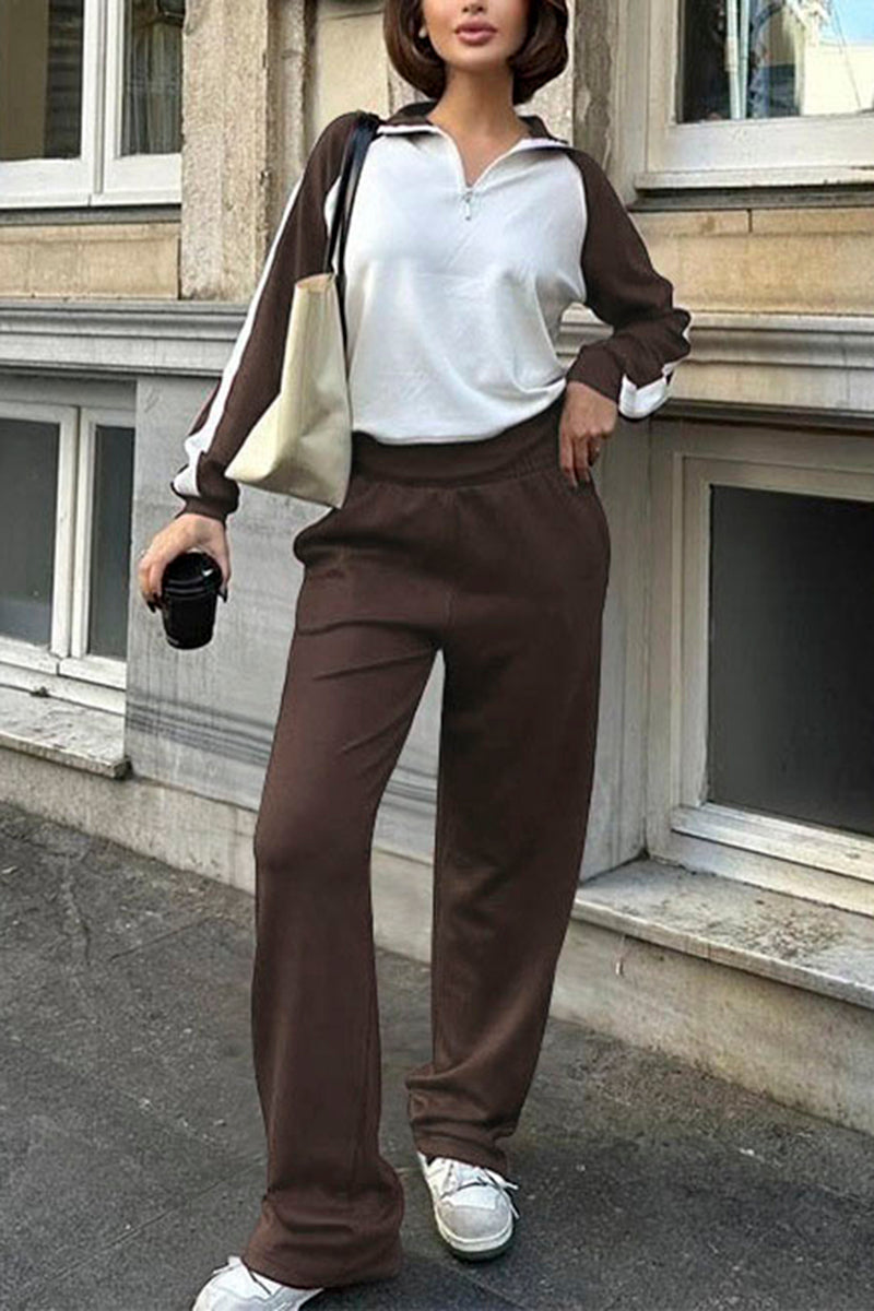 Sporty Two-Piece Workout Set