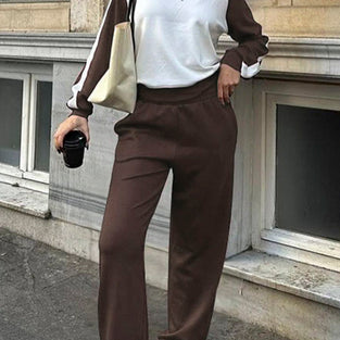 Sporty Two-Piece Workout Set