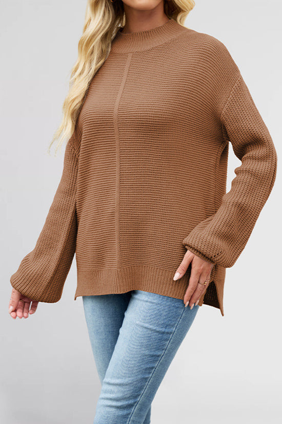 Casual Loose Fit Long Sleeve Sweater